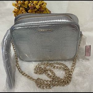 Victoria secret silverbag with tassle